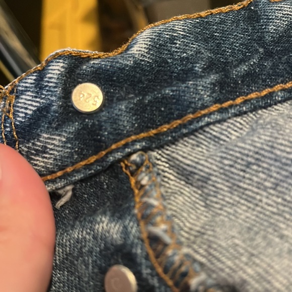 Vintage Levis Made is USA Blue Jeans size 32x32 - Picture 8 of 9